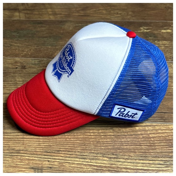 NWOT Pabst Blue Ribbon Trucker SnapBack - Picture 7 of 13